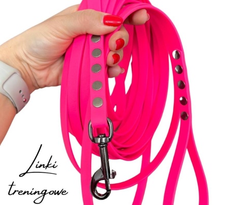 Linka treningowa dla psa PVC wodoodporna 20 mm