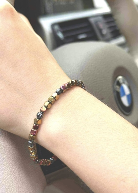 bransoletka z hematytu