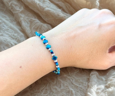 bransoletka z hematytu