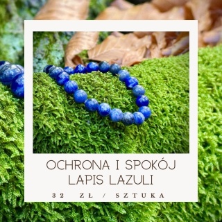 bransoletka z minerału LAPIS LAZULI