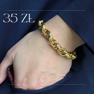 bransoletka ze stali nierdzewnej SZEROKA