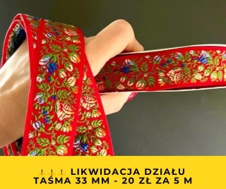 pakiet 5 m taśmy 33 mm