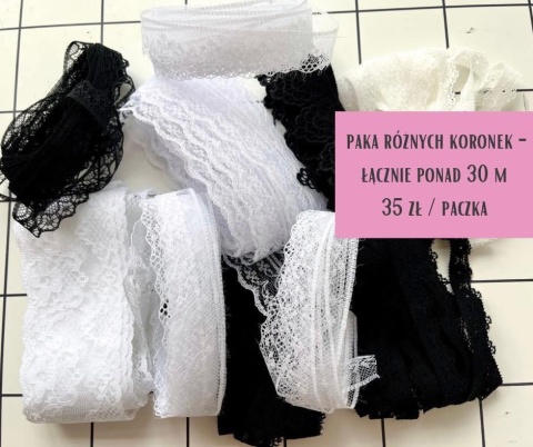 pakiet koronki 30 metrów