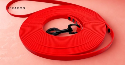 Linka treningowa dla psa PVC wodoodporna 13 mm