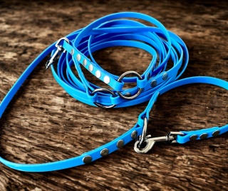 Linka treningowa dla psa PVC wodoodporna 13 mm PRZEPINANA