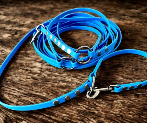 Linka treningowa dla psa PVC wodoodporna 13 mm PRZEPINANA