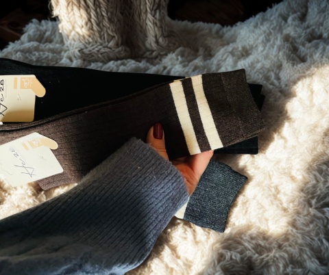 Podkolanówki bawełna