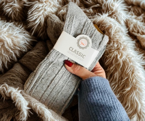 Zakolanówki tłoczone bawełna