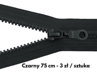 zamek rozdzielczy 75 cm czarny