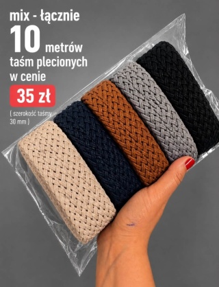 10 m plecionek 30 mm