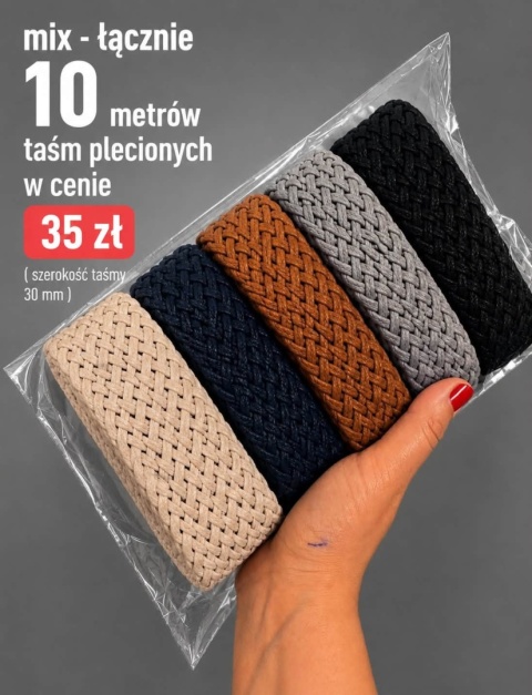 10 m plecionek 30 mm