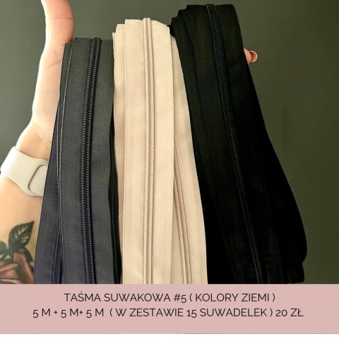 taśma suwakowa żyłkowa