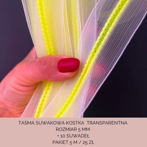 taśma suwakowa kostkowa