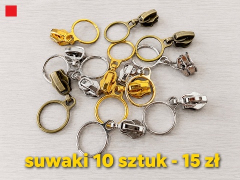 suwaki ozdobne 10 szt