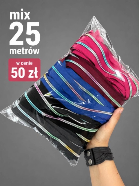 taśmy suwakowe 25 m 5 mm
