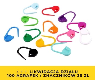 agrafki do znakowania podczas szycia